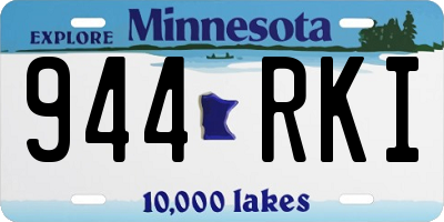 MN license plate 944RKI