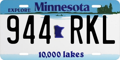 MN license plate 944RKL