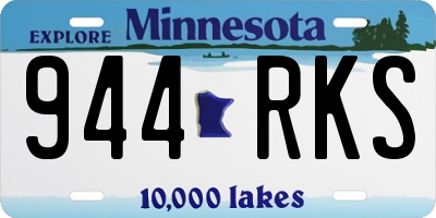 MN license plate 944RKS