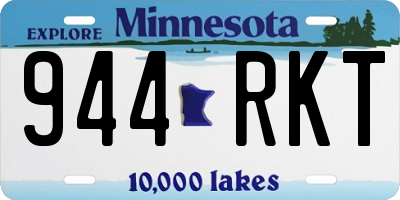 MN license plate 944RKT