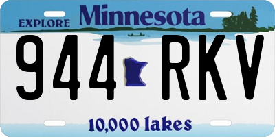 MN license plate 944RKV