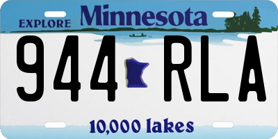 MN license plate 944RLA