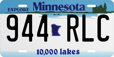 MN license plate 944RLC