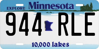 MN license plate 944RLE