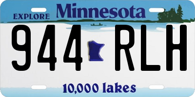 MN license plate 944RLH