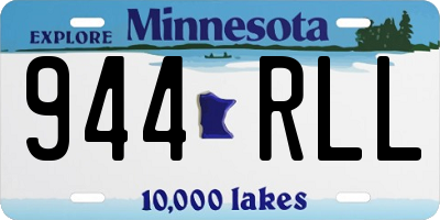 MN license plate 944RLL