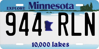 MN license plate 944RLN