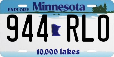 MN license plate 944RLO