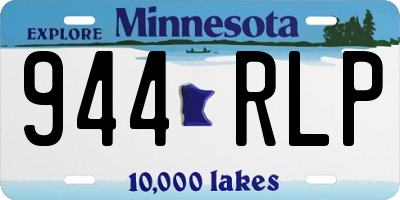 MN license plate 944RLP