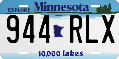 MN license plate 944RLX
