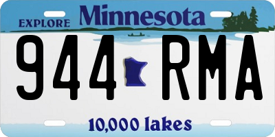 MN license plate 944RMA