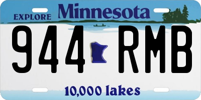 MN license plate 944RMB