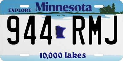 MN license plate 944RMJ