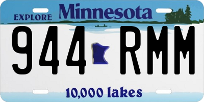 MN license plate 944RMM