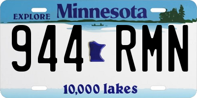 MN license plate 944RMN
