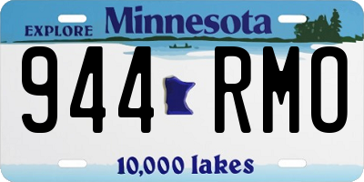 MN license plate 944RMO