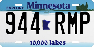 MN license plate 944RMP