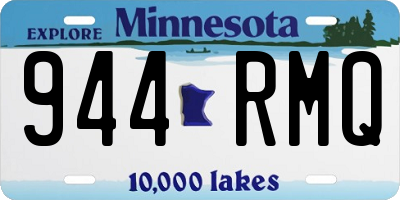 MN license plate 944RMQ