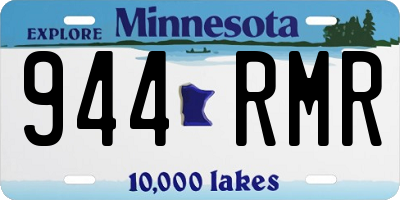 MN license plate 944RMR
