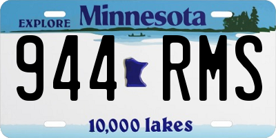 MN license plate 944RMS