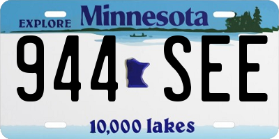 MN license plate 944SEE