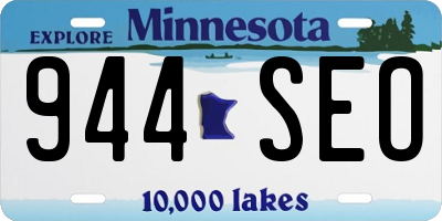 MN license plate 944SEO