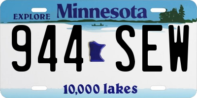 MN license plate 944SEW