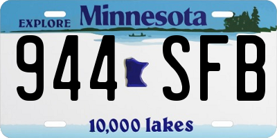 MN license plate 944SFB
