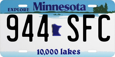 MN license plate 944SFC