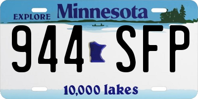 MN license plate 944SFP