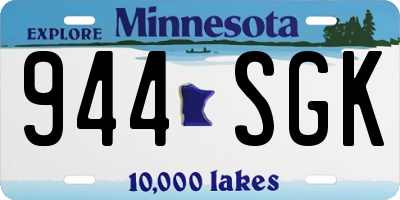 MN license plate 944SGK