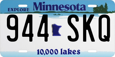 MN license plate 944SKQ