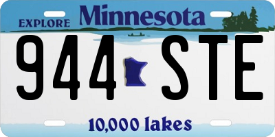 MN license plate 944STE