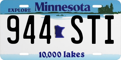 MN license plate 944STI