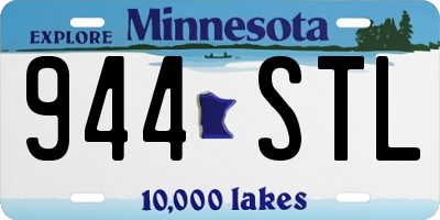 MN license plate 944STL