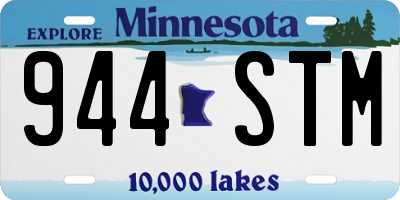 MN license plate 944STM