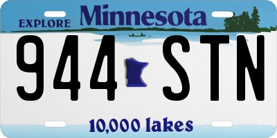 MN license plate 944STN