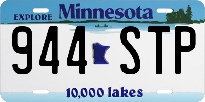 MN license plate 944STP