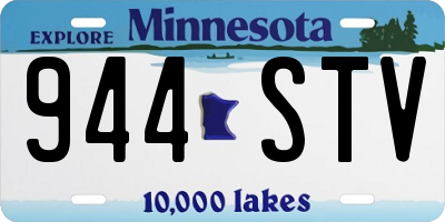MN license plate 944STV