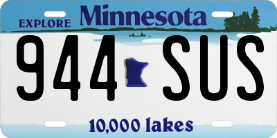 MN license plate 944SUS