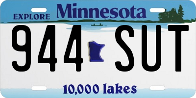 MN license plate 944SUT