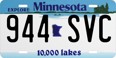 MN license plate 944SVC