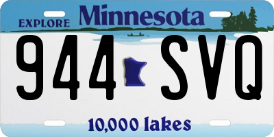MN license plate 944SVQ
