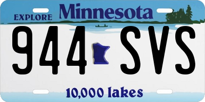 MN license plate 944SVS