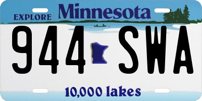 MN license plate 944SWA