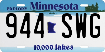 MN license plate 944SWG