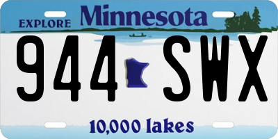 MN license plate 944SWX