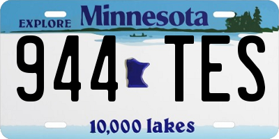 MN license plate 944TES