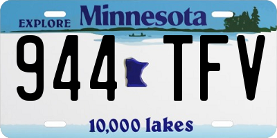 MN license plate 944TFV