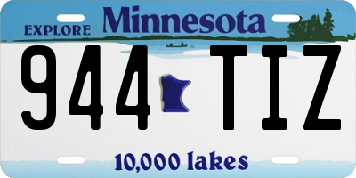 MN license plate 944TIZ